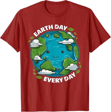 Aesthetic "Earth Day Every Day" T-Shirt