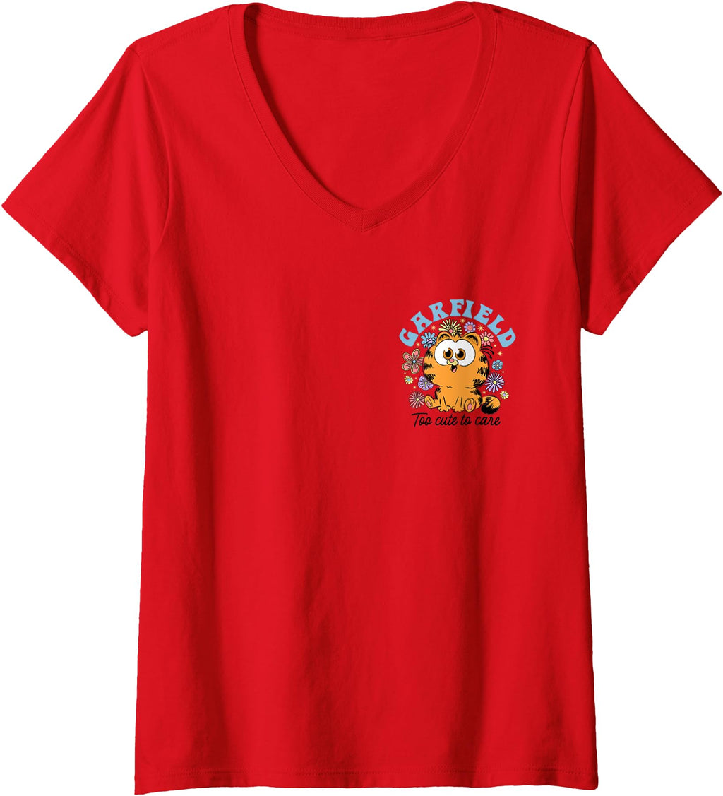 Authentic Womens Garfield Chibi Hoodie - Minimalist Print for Adults