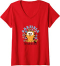 Exclusive Womens Garfield Chibi Floral T-Shirt - Trendy Graphic for Adults