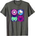 Marvel Kawaii Chibi Avengers Heroes T-Shirt - Unique Graphic Men Women