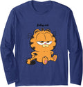 Garfield Feeling Moody Chibi Pose T-Shirt - Fun Novelty Design for Adults