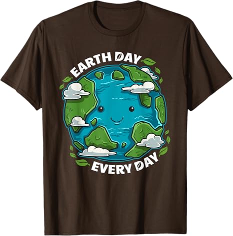 Aesthetic "Earth Day Every Day" T-Shirt
