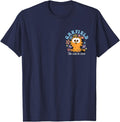 Handcrafted Garfield Chibi Floral T-Shirt - Casual Everyday Wear Unisex
