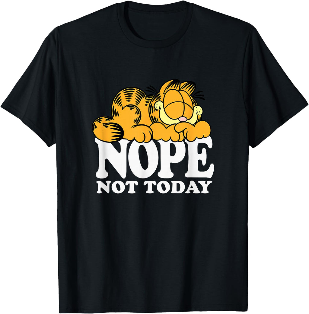 Authentic Garfield Nope Not Today Lazy Sweatshirt - Unique Graphic Unisex