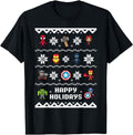 Exclusive Marvel Avengers Happy Holidays T-Shirt - Trendy Graphic Unisex