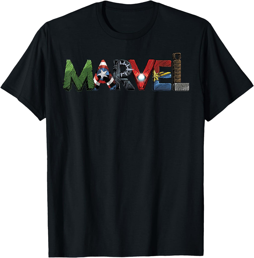 Handcrafted Marvel Avengers Character T-Shirt - Novelty Apparel Men Women