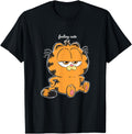 Garfield Feeling Too Moody Chibi Pose Sweatshirt - Minimalist Print Unisex