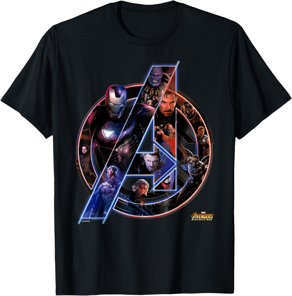 Handcrafted Marvel Avengers Infinity T-Shirt - Unique Graphic Men Women