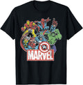 Authentic Marvel Avengers Team Comic Sweatshirt - Graphic Print Unisex