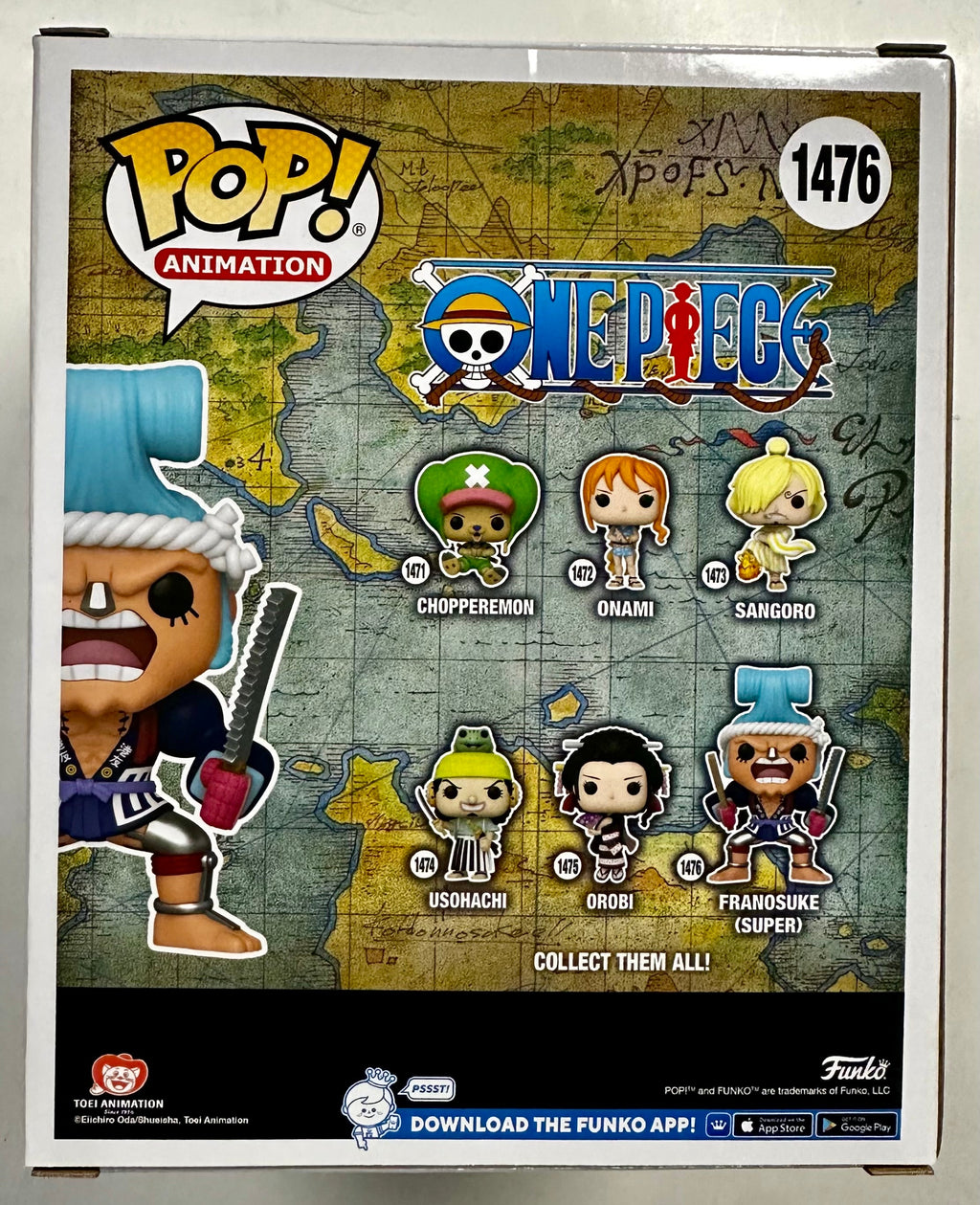 Funko Pop! Animation 6” Franosuke (Wano) #1476 One Piece 2024 Straw Hat Pirates