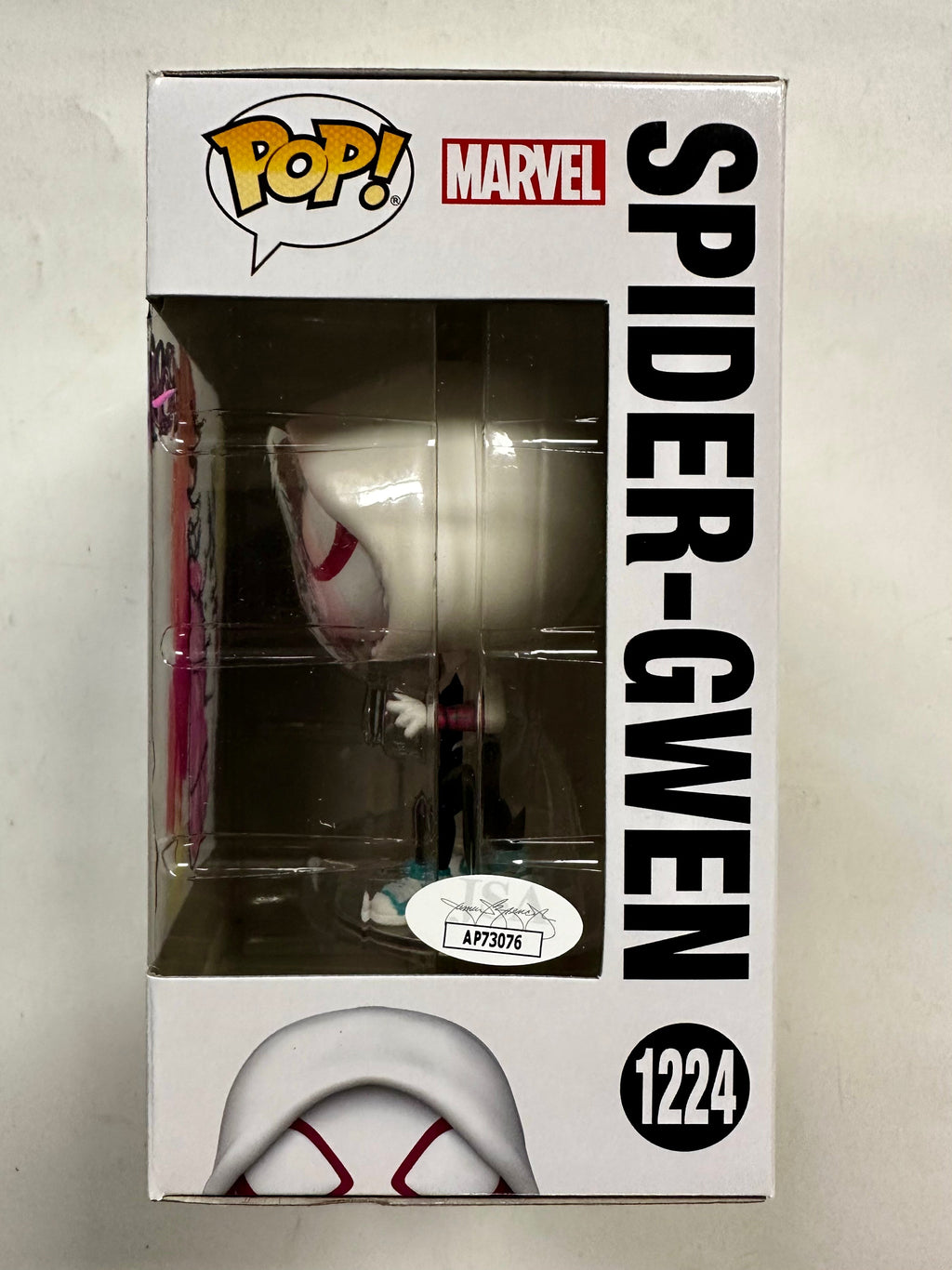 Robbi Rodriguez Signed & Remarked Spider-Gwen Verse Funko Pop! #1224 Marvel 2023