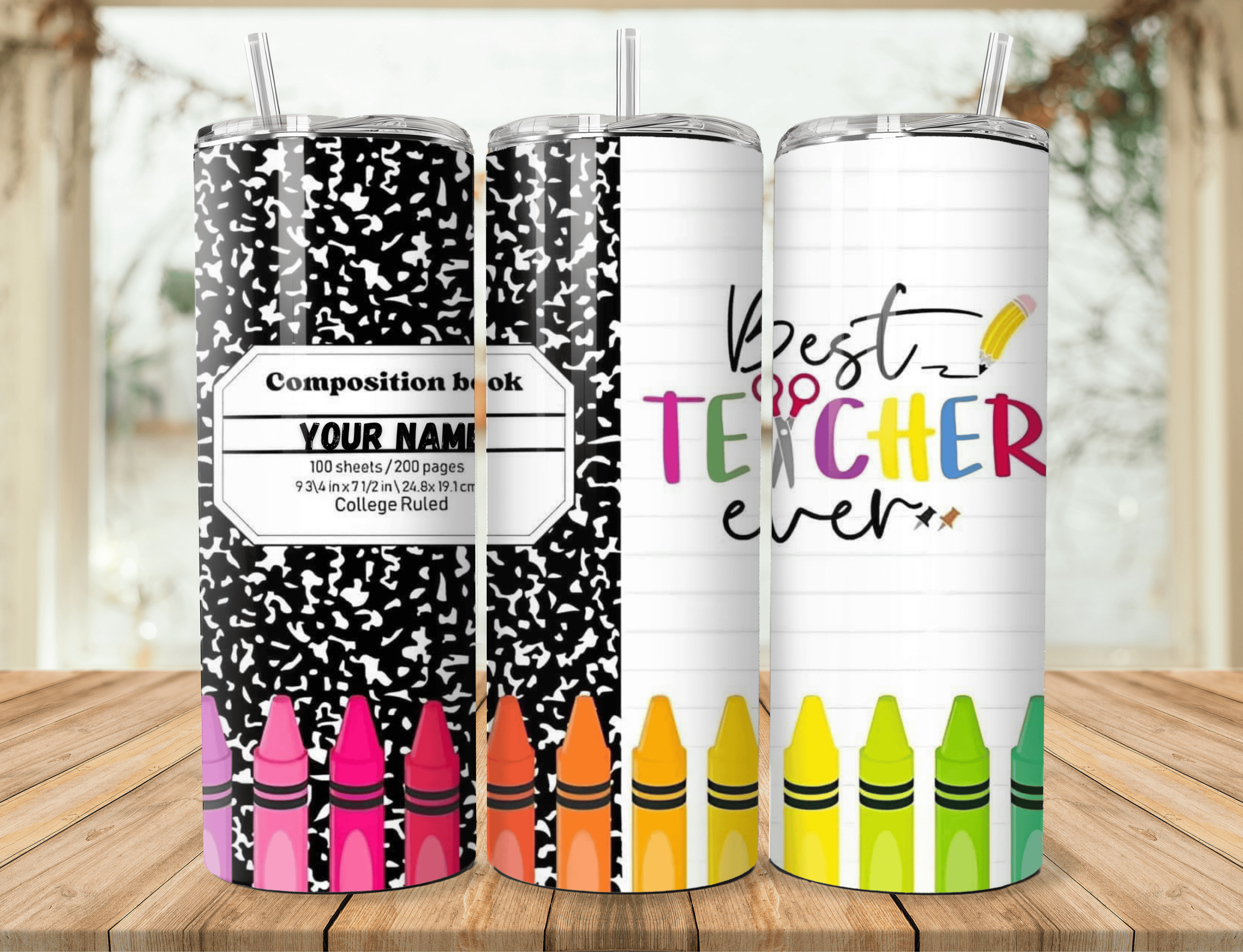 Teacher Stainless Steel Tumbler – Inspirational & Personalized Designs