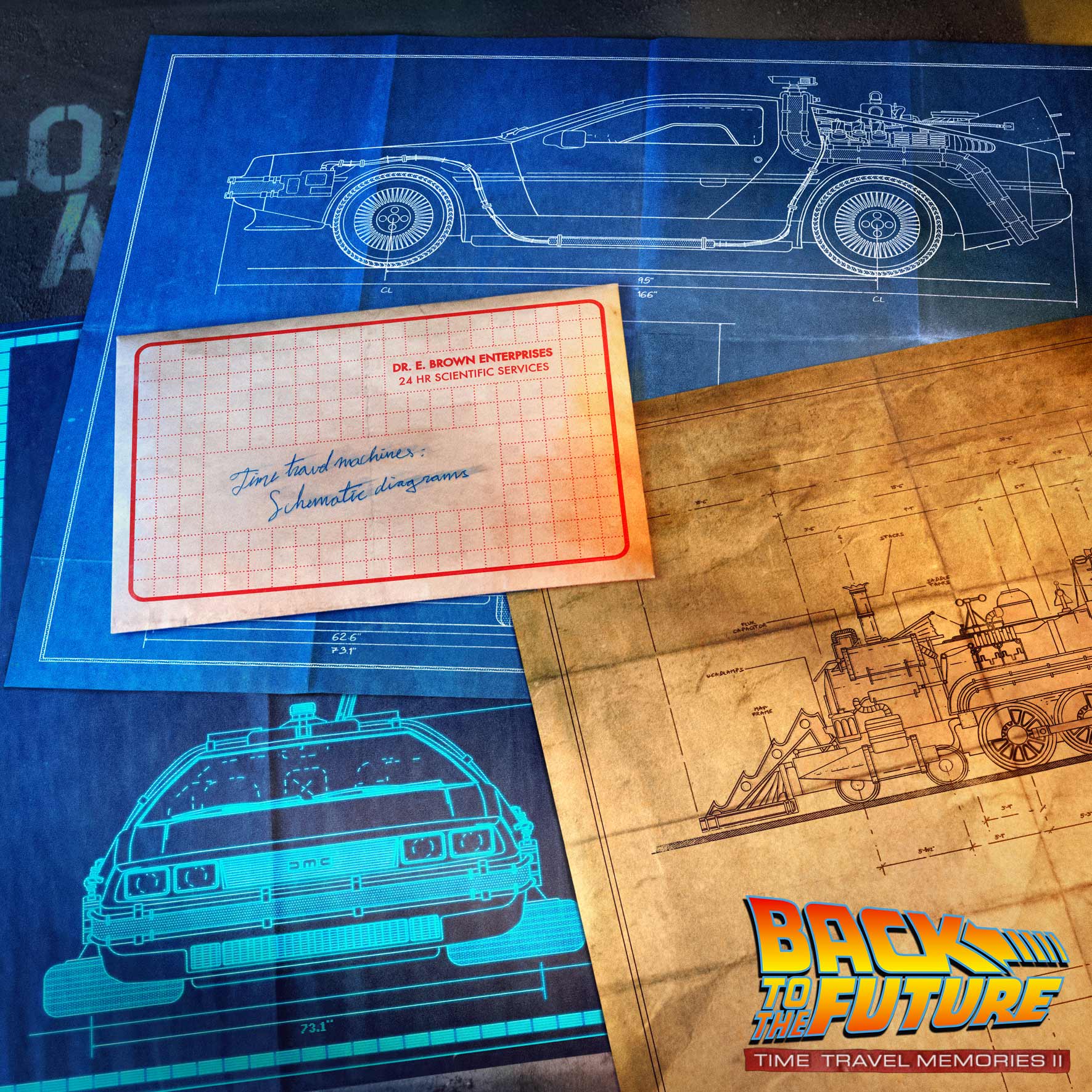 Back to the Future Time Travel Memories II Expansion Kit — "1.21 Gigawatts" Edition prop replicas (BacktotheFuture.com / DoctorCollector.com exclusive!)