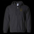 The Atlas Moth "Bat " Full Zip Hoodie