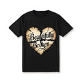 Beautifully Broken" Vintage Graphic Tee – Minimalist Urban Streetwear, Stylish & Funny Couples T-Shirt