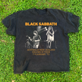 Vintage Sabbath Tour Promo Black T-Shirt