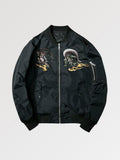 Japanese Yokai Embroidered Bomber - Sublimation Jacket (Recreated Edition)