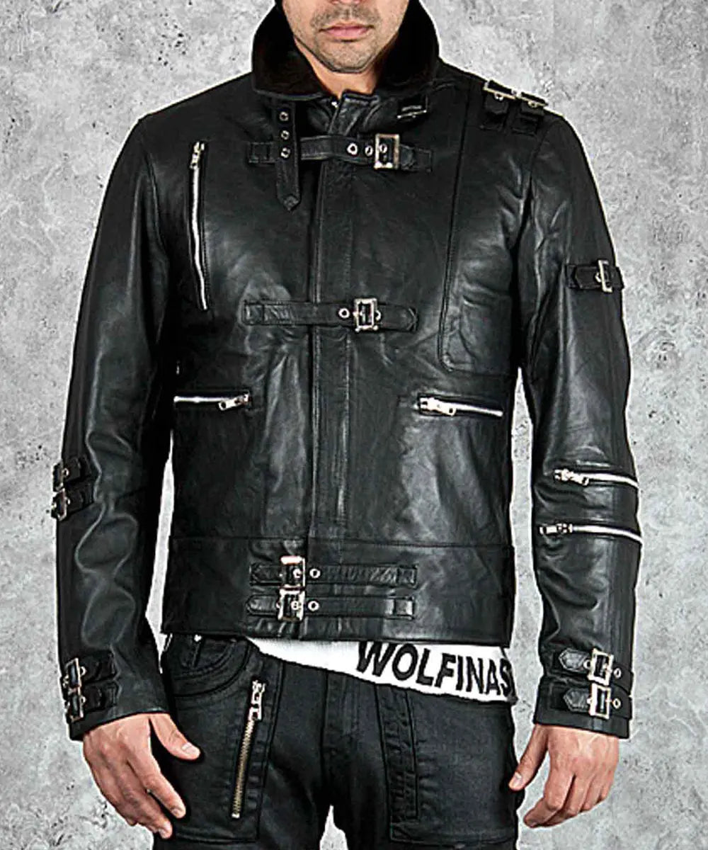 Bad Michael Jackson Black Leather Jacket