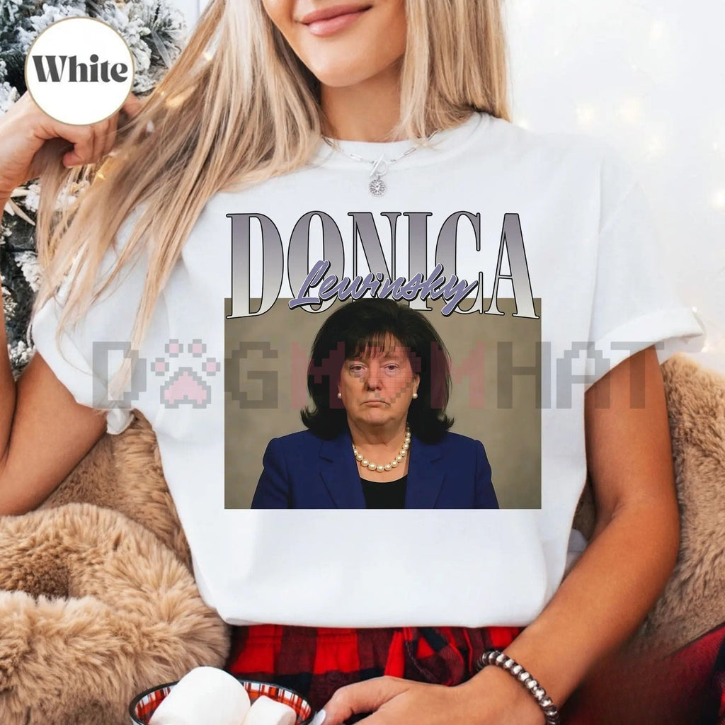 "Blowing Bubba" Tee – Donica Lewinsky Anti-Trump Political Humor Shirt