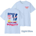 Bring Me Energy Drink and Tell Me I’m Pretty T-Shirt – Funny Double-Sided Graphic Tee, Trendy Gift for Caffeine Fans & Vacation Vibes
