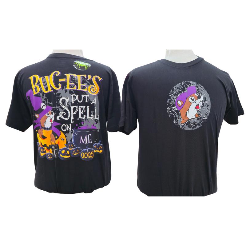 Buc-ee's 2025 Halloween Glow-in-the-Dark "Put a Spell on Me" T-Shirt
