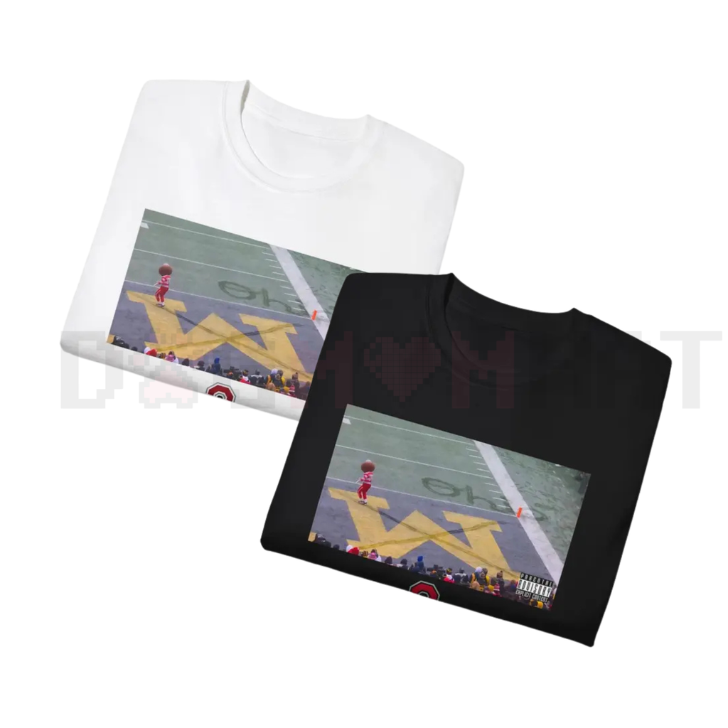 Buckeye Ohio Snow T-Shirt – Game Day Football Fan Gift Tee