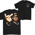 C. Brown Vintage Middle Finger T-Shirt – CB Breezy Bowl XX Graphic Tee