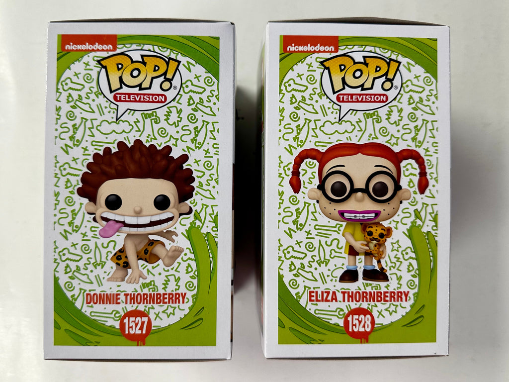 Funko Pop! Animation Donnie & Eliza Thornberry #1527 & #1528 Wild Thornberrys 2024 Nickelodeon