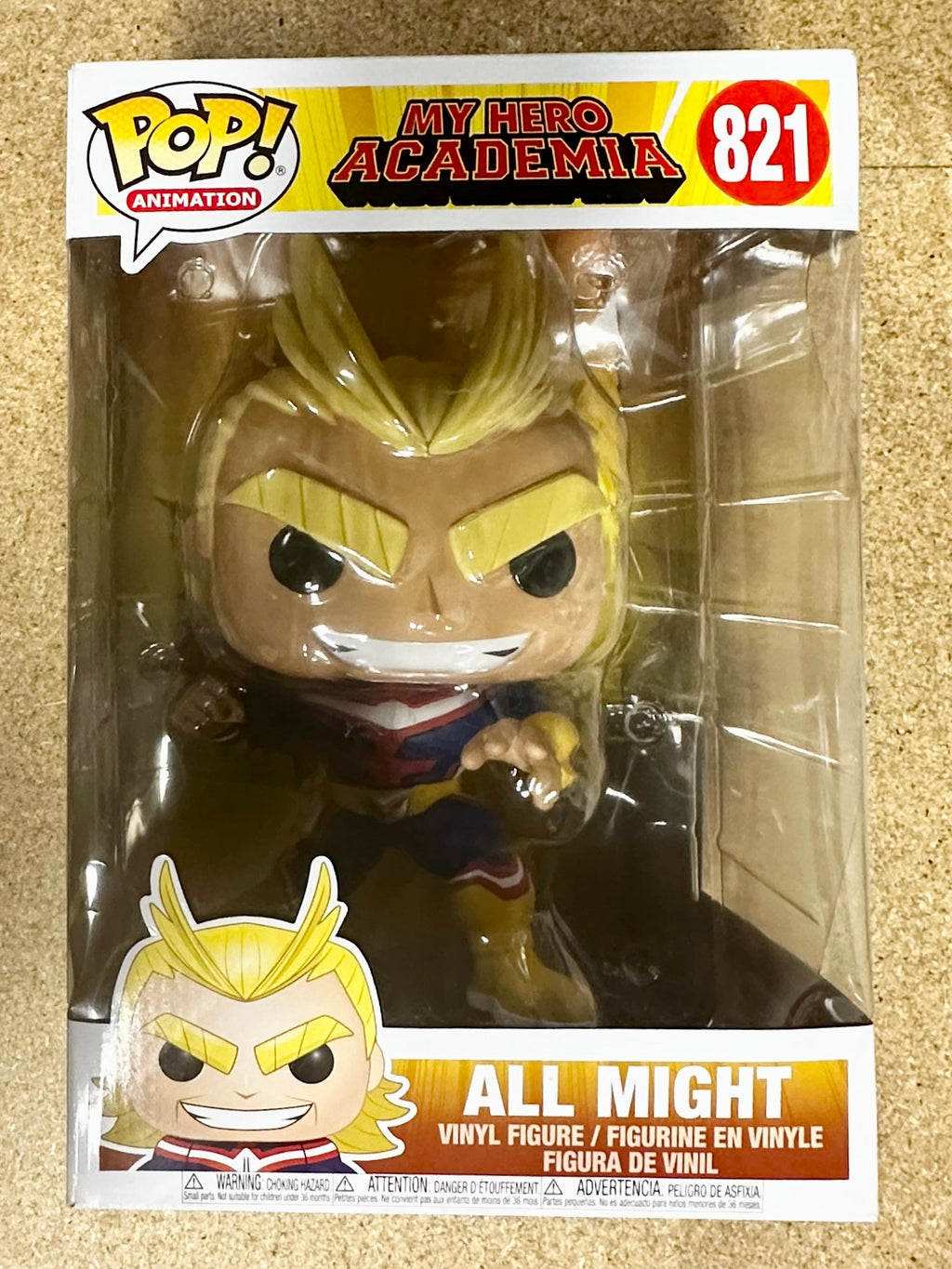 Funko Pop! Animation 10” All Might #821 My Hero Academia 2020 Plus Ultra