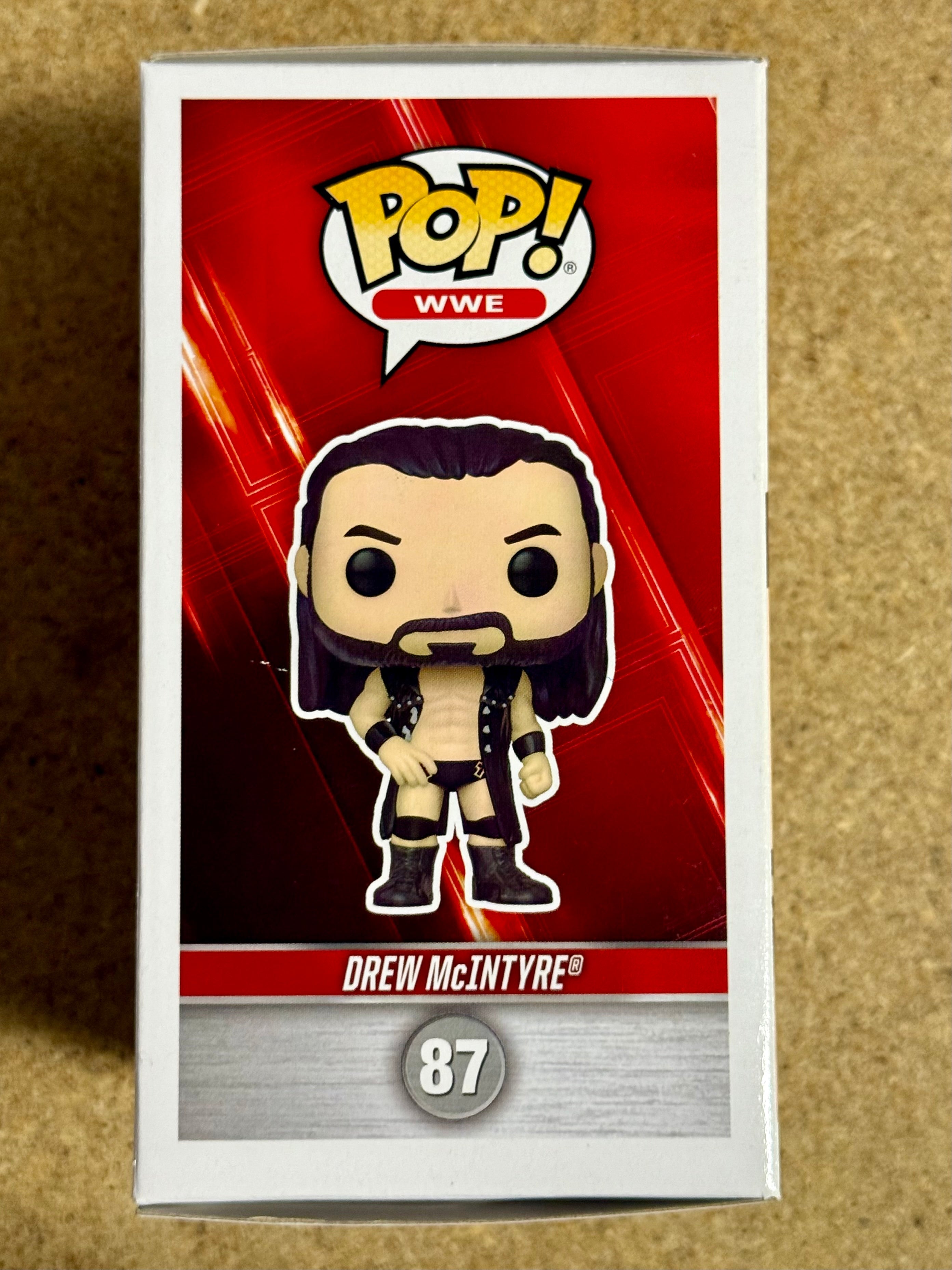 Funko Pop! WWE Drew McIntyre #87 Wrestling 2021 Scottish Warrior