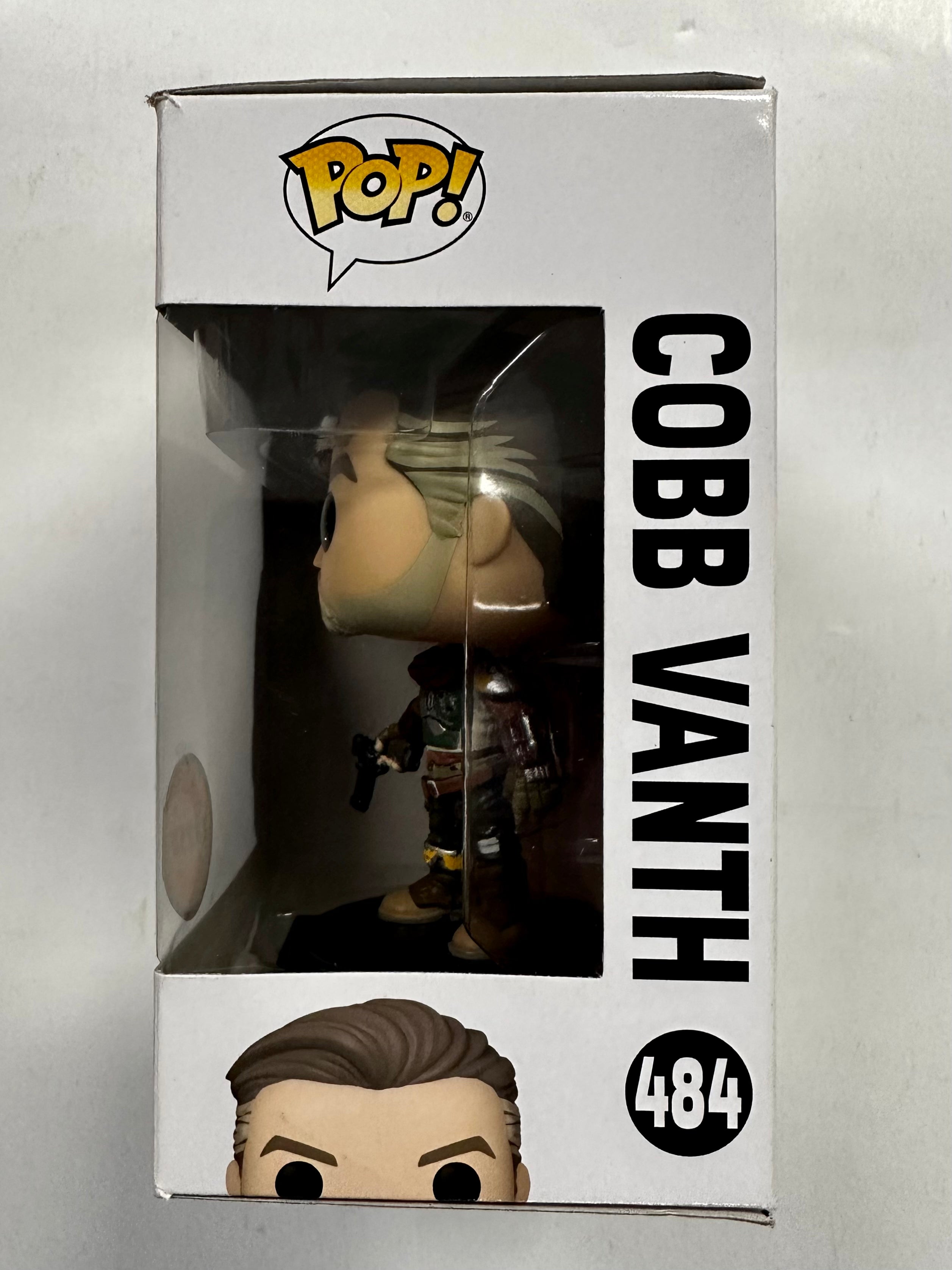 Funko Pop! Star Wars Cobb Vanth Unmasked Chase #484 The Mandalorian 2021 (Box Dmg)