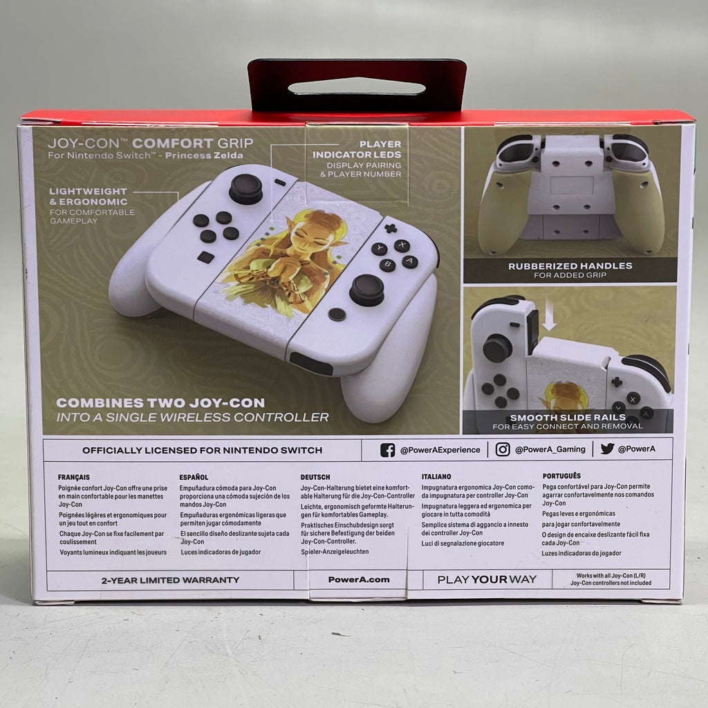 NINTENDO Joy-Con Comfort Grip ONLY Legend Of Zelda Authentic White NSAC0059-01
