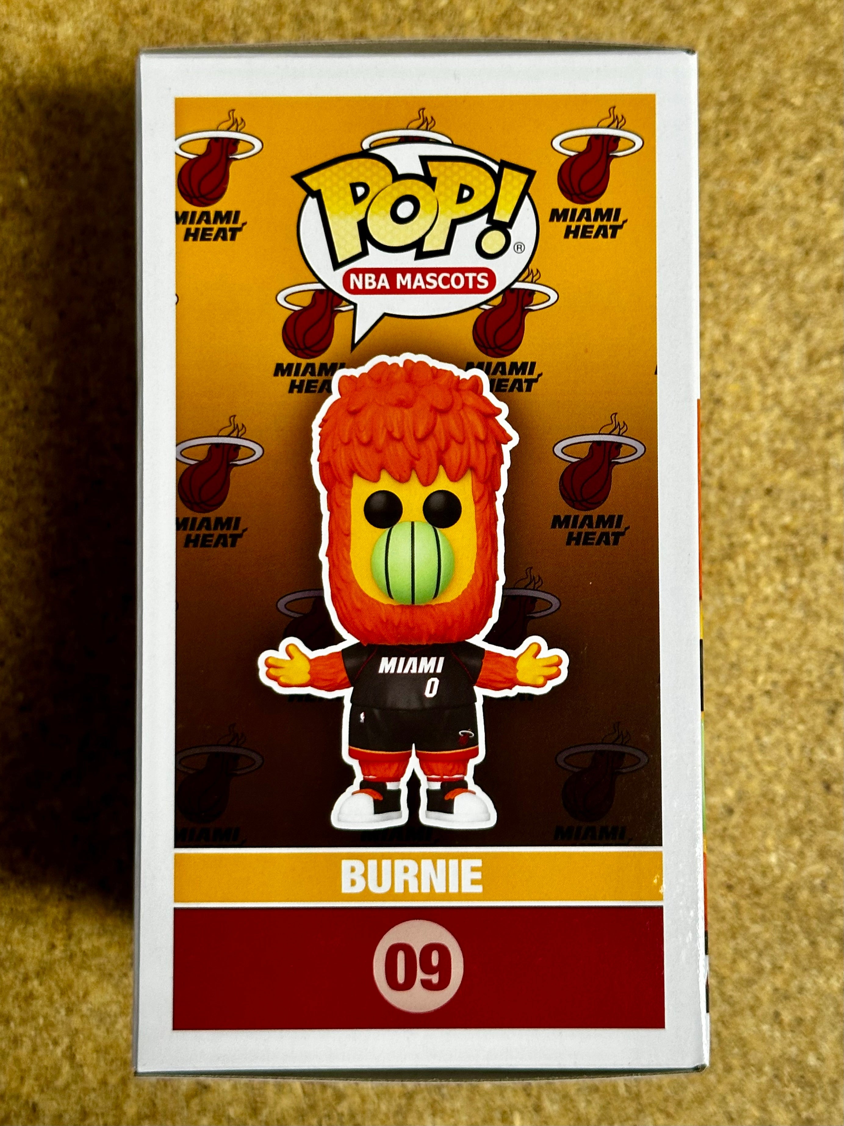 Funko Pop! NBA Mascots Burnie #09 Miami Heat Mascot 2024 Fireball