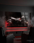 Batmobile Glass Art