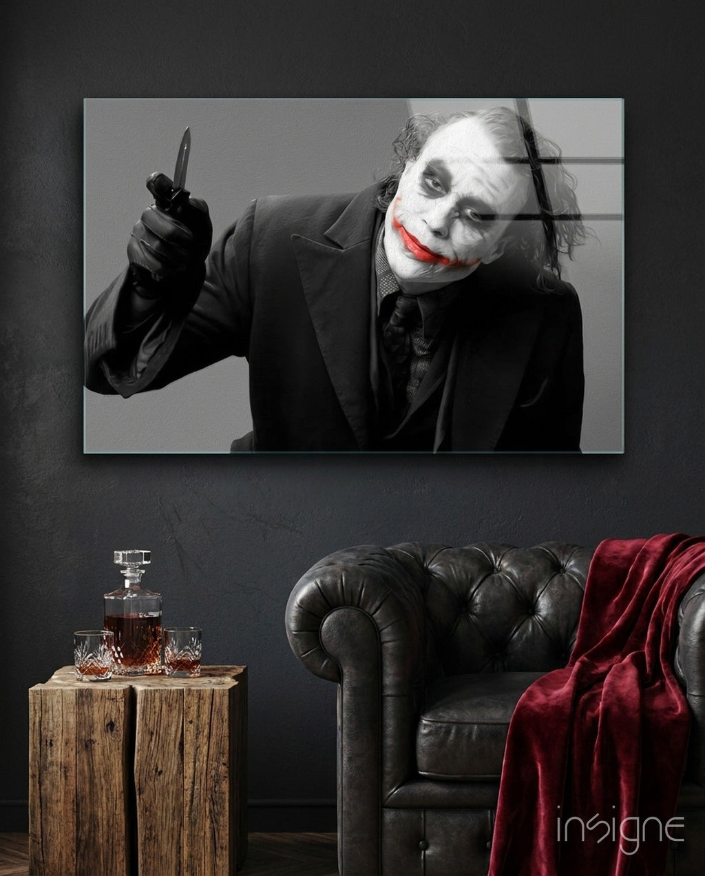 Joker Glass Art
