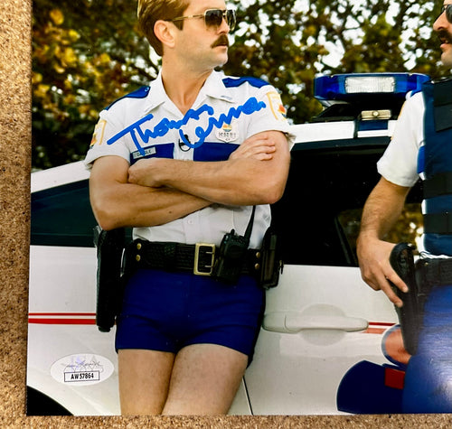Actor Thomas Lennon Signed Lieutenant Jim Dangle Reno 911 8x10 Photo W/ JSA COA