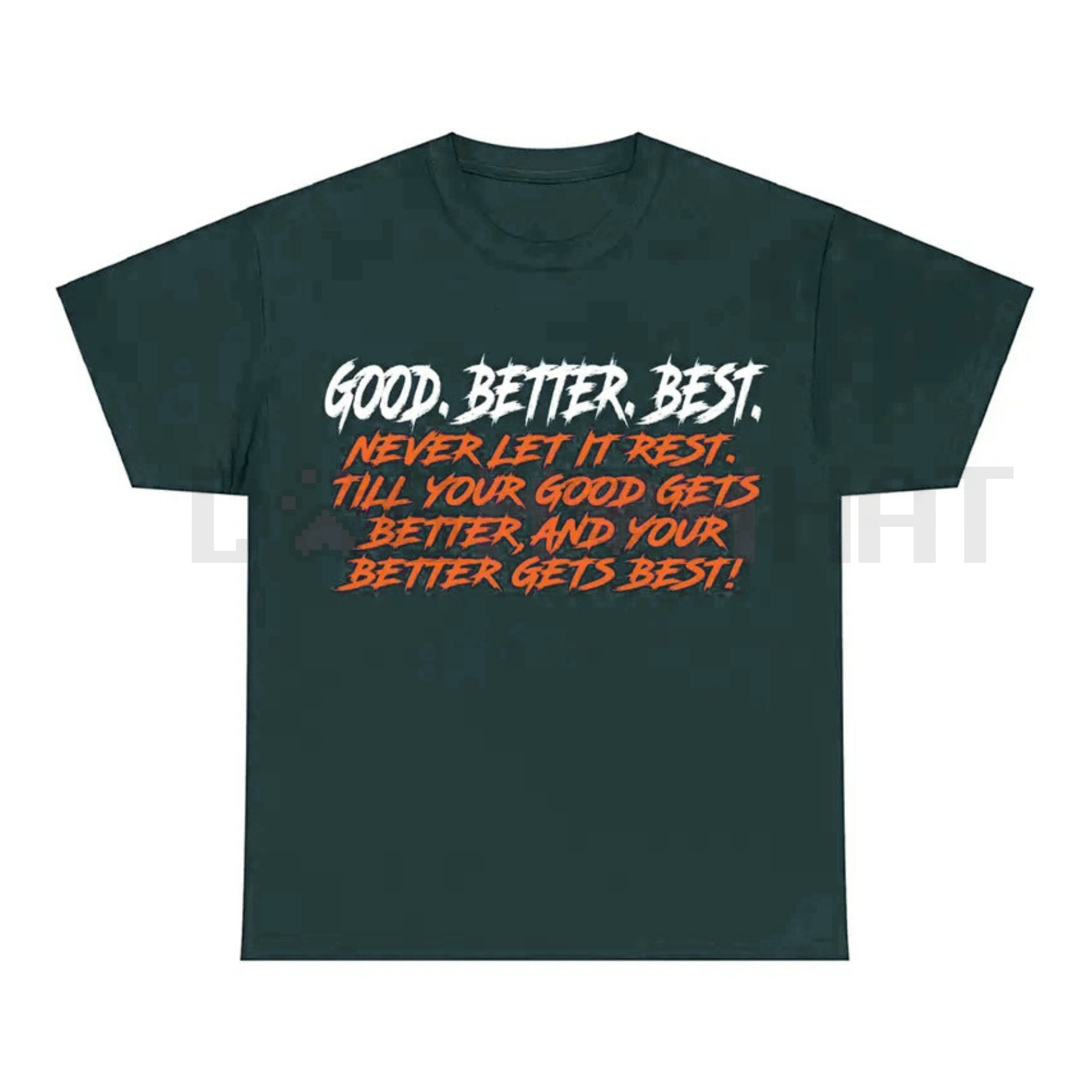 Chicago Bears Motivational 'Good Better Best' Slogan Tee