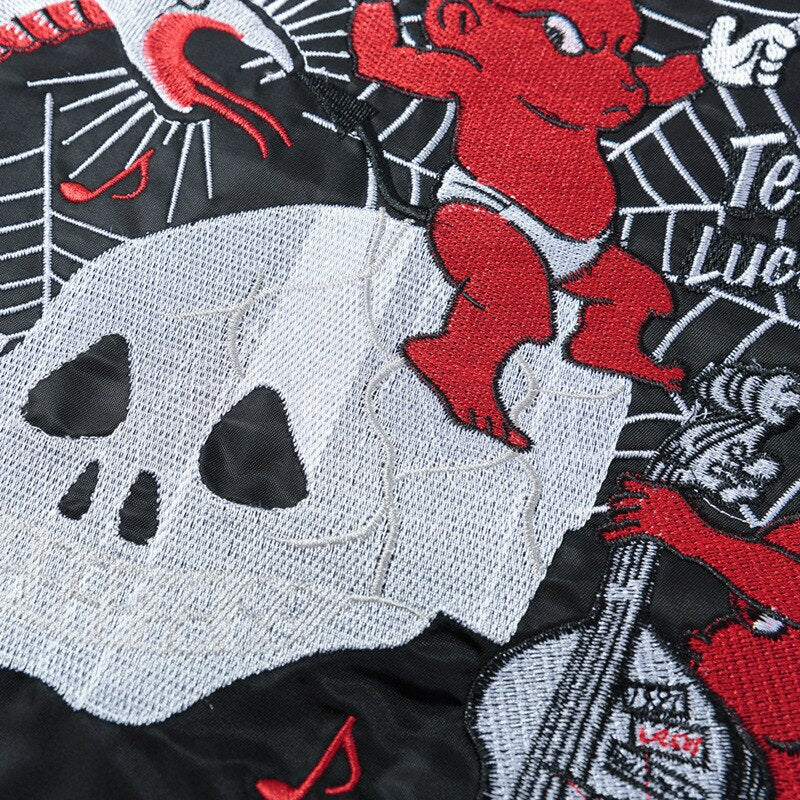 Japanese Bomber Devil Design ‘Akuma’ – Sublimation Jacket (Recreated Edition)