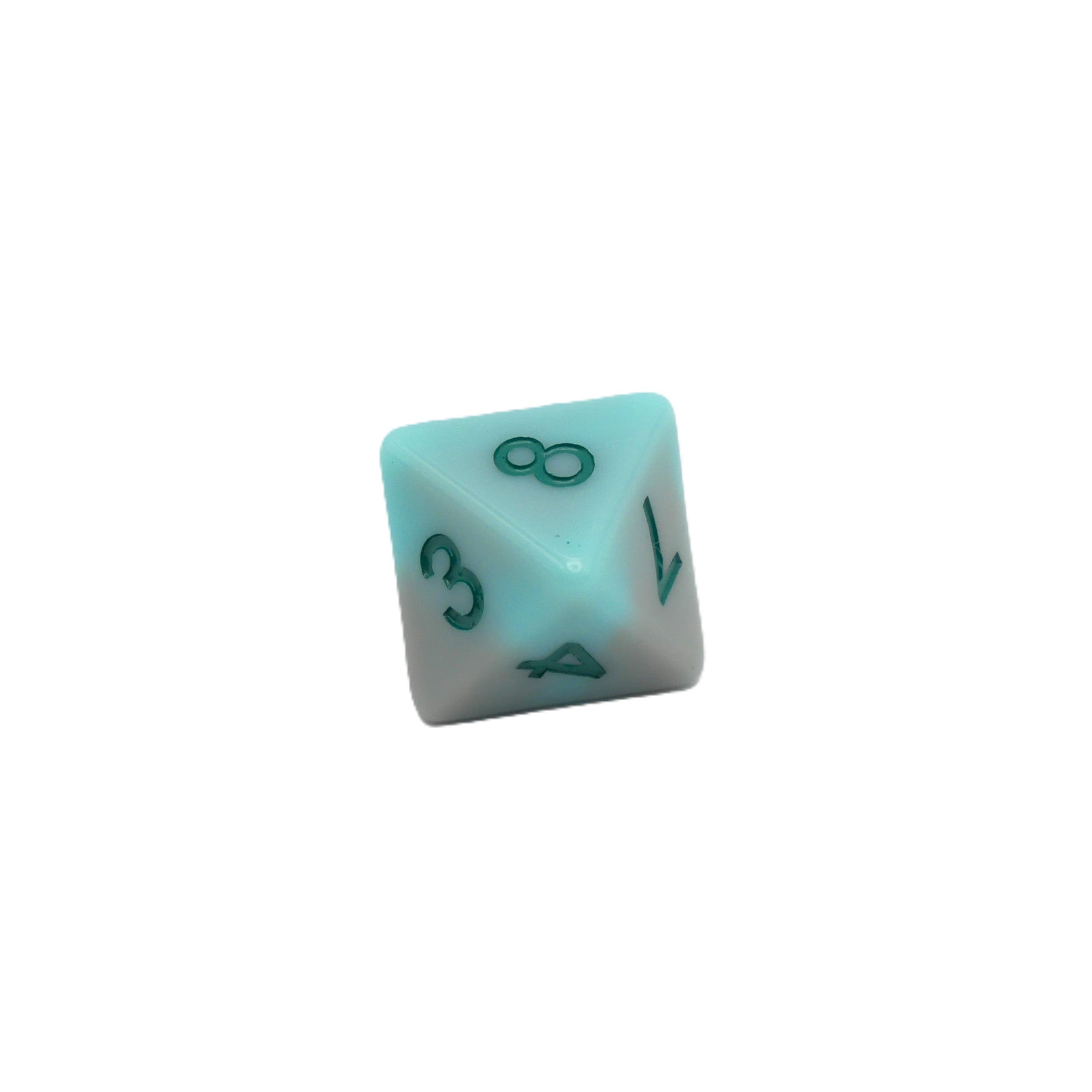 Coastal Memories - 7 Piece DnD Dice Set | Acrylic RPG Gaming Dice