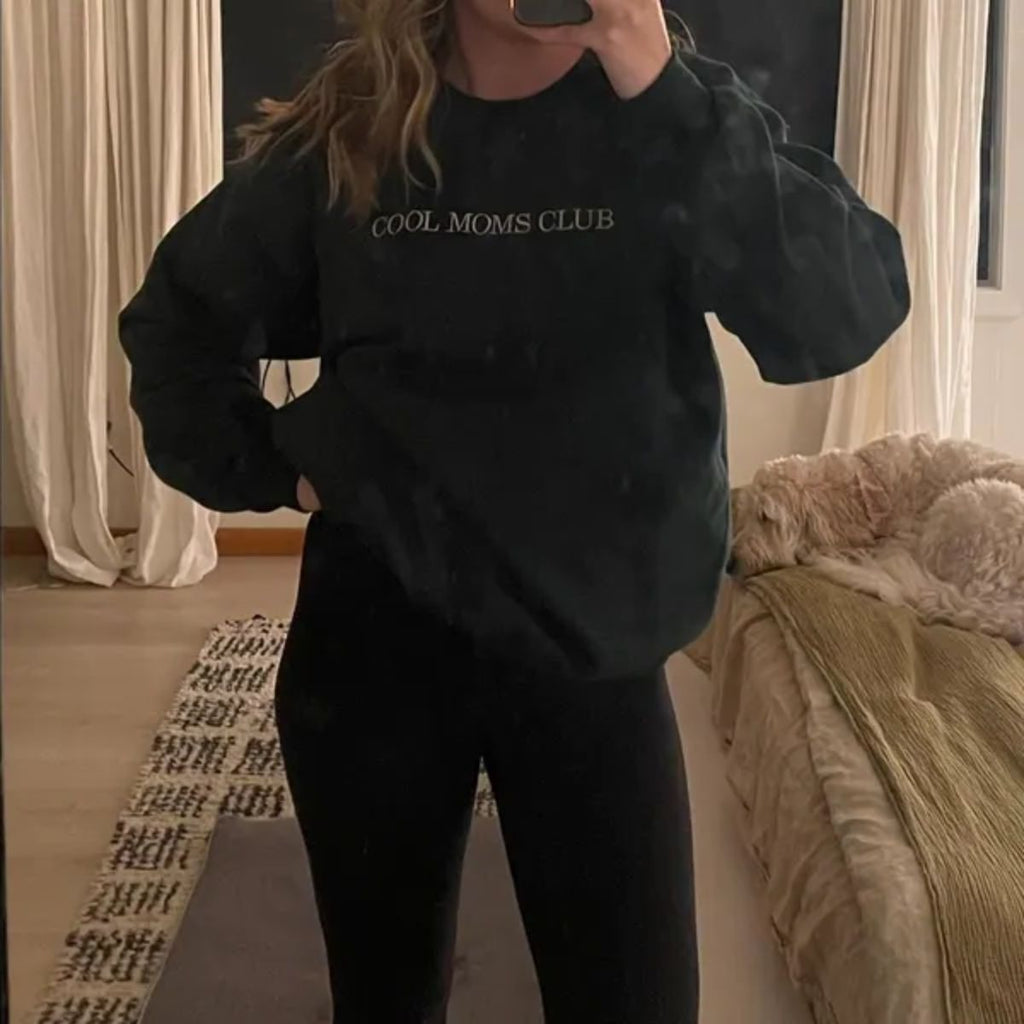 Cool Moms Club Embroidered Sweatshirt, Cool Mom Hoodie, Mother’s Day gift, Gifts for Mom