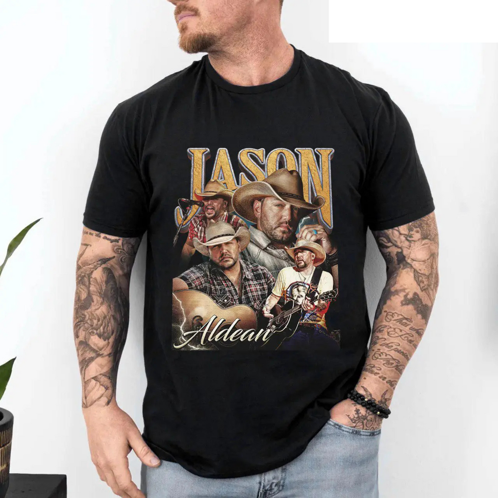 Country Tour Cowboy T-Shirt – Vintage Concert Graphic Tee