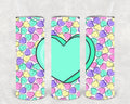 Coversation Hearts 20 oz Skinny Tumbler