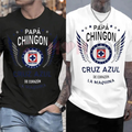 Cruz Azul "Papá Chingón" Graphic Tee – Premium Soccer Fan T-Shirt
