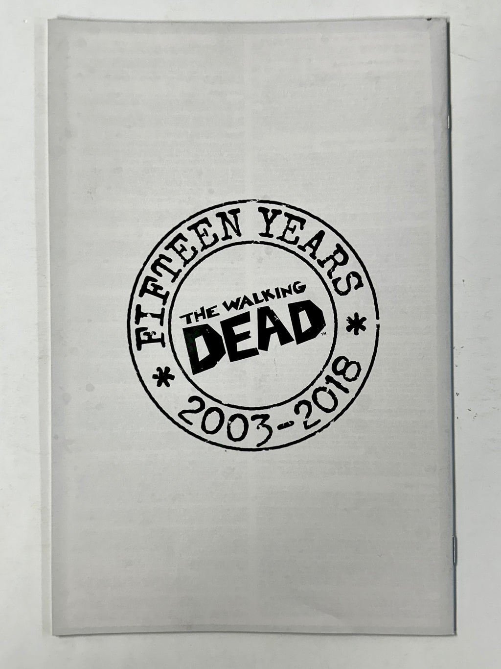 The Walking Dead #19 B&W Virgin Michonne 15th Anniversary Image Comics Campbell D