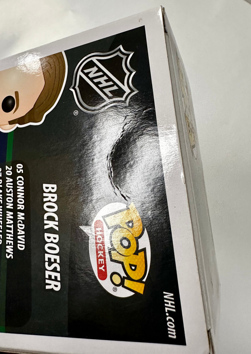 Brock Boeser Signed NHL Hockey Vancouver Canucks Funko Pop! #28 With JSA COA