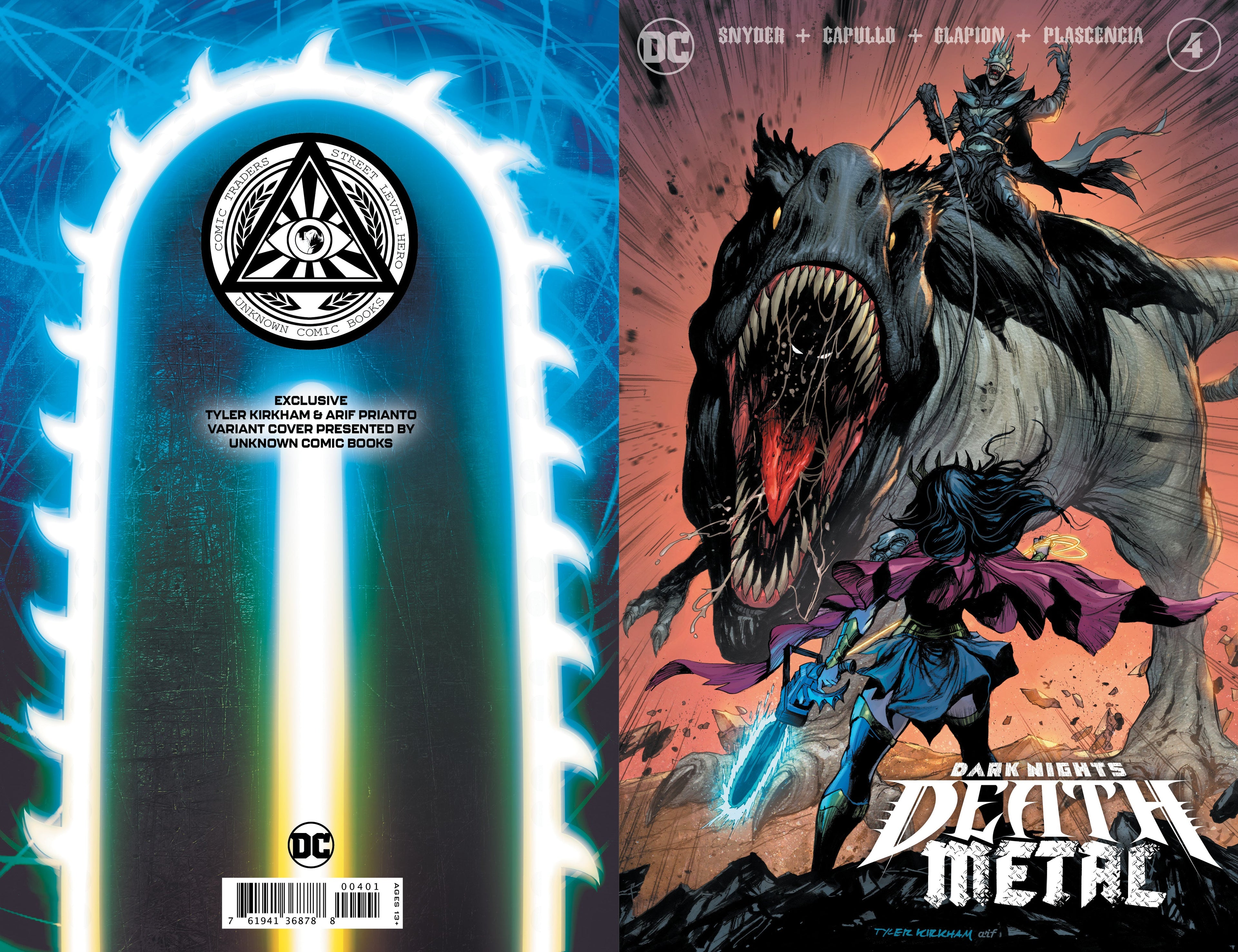 DARK NIGHTS DEATH METAL #4 (OF 7) UNKNOWN COMICS TYLER KIRKHAM EXCLUSIVE VAR (10/14/2020)