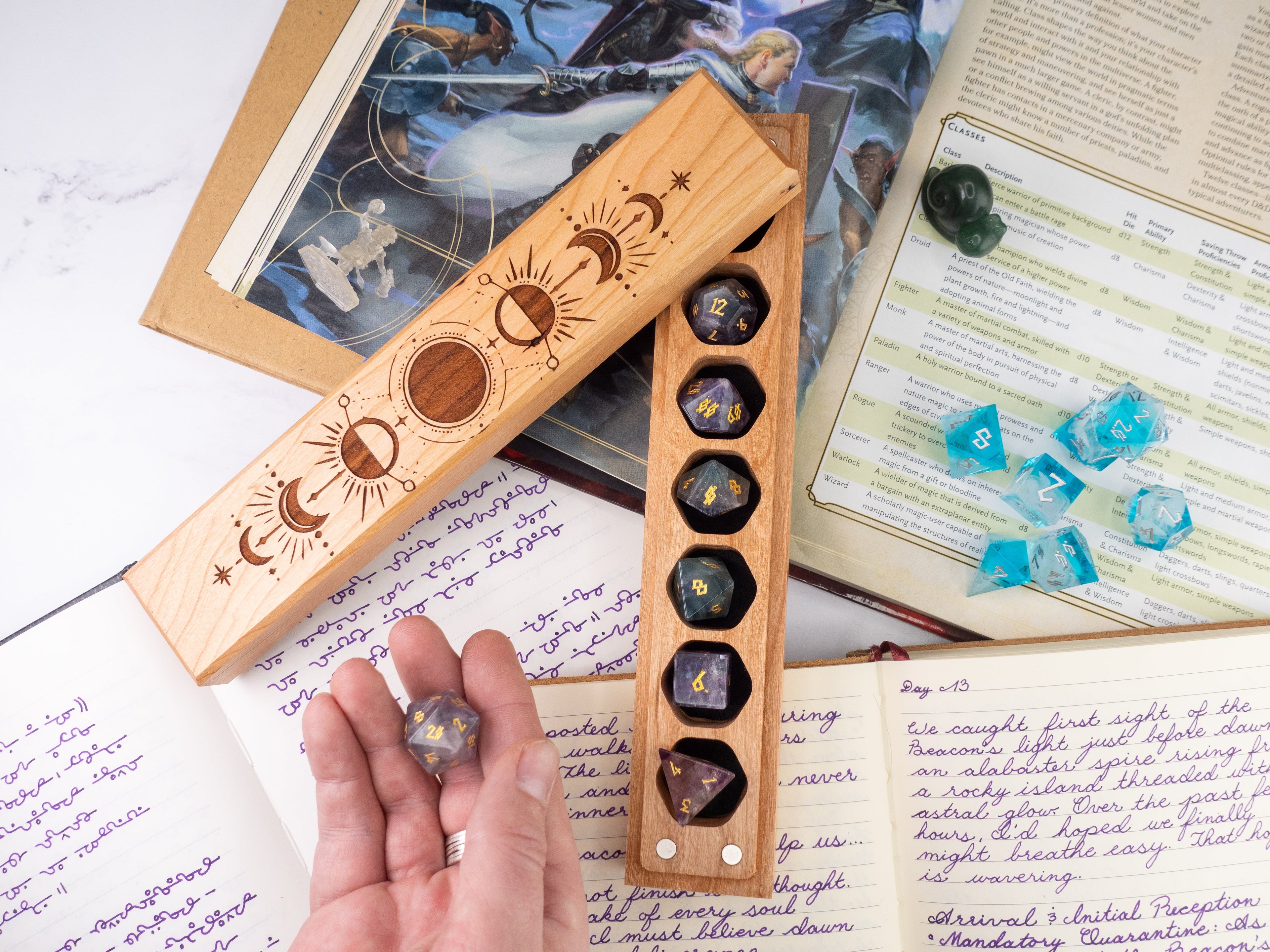 Astral Magic | Engraved Council of 7 Dice Vault