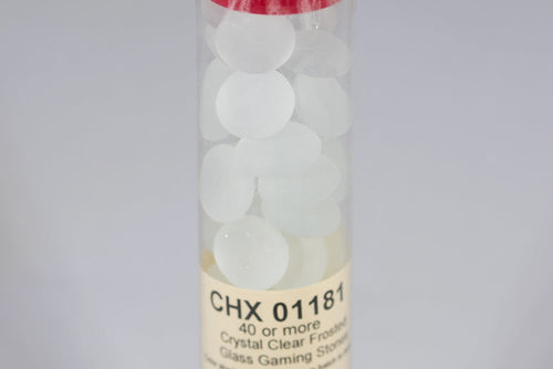 40+ Crystal Frosted Glass Gaming Stones Counters