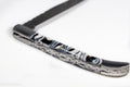 (White/Black) 9" Damascus Pocket Knife