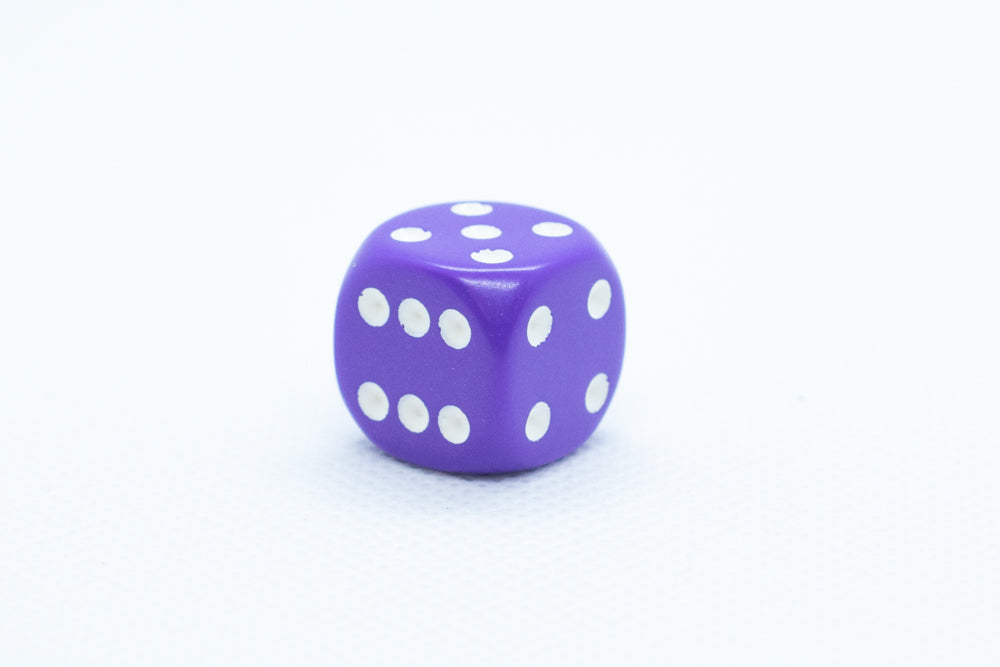 Chessex Opaque 16mm Pipped d6 Standard Dice Collection - Classic Colors - Available Individually